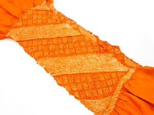 正絹　絞り　帯揚げ